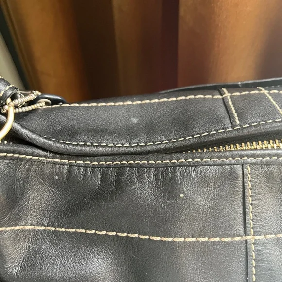 Coach Black Leather Ergo Hobo - Picture 12 of 12